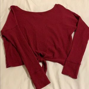 Off the shoulder long sleeve